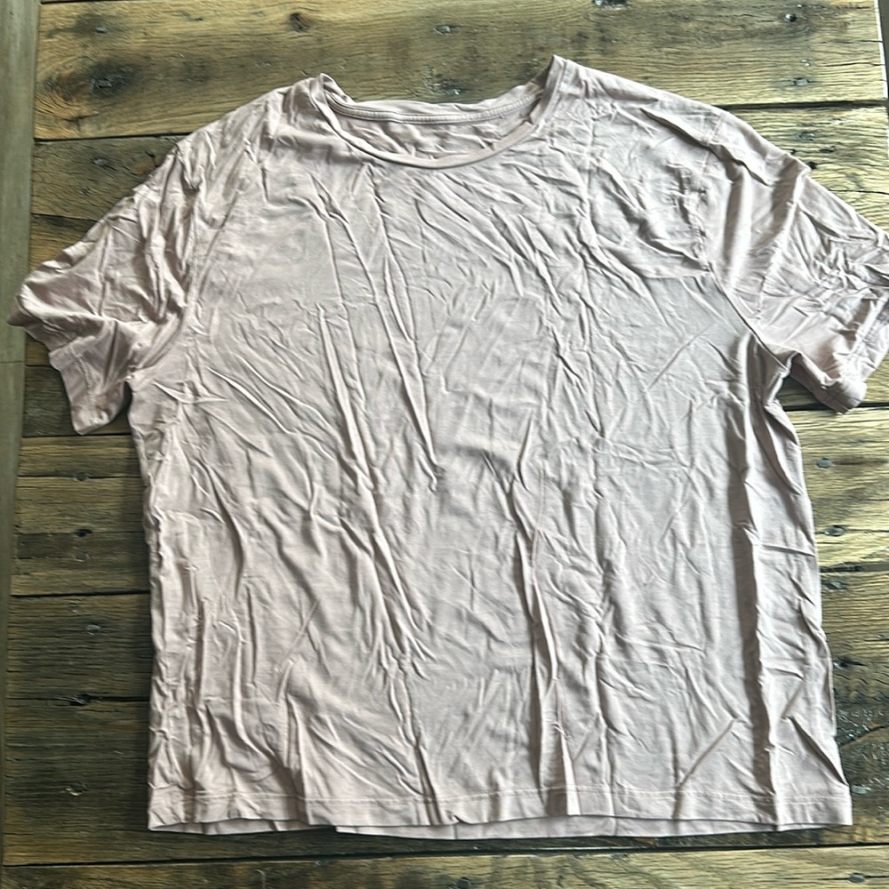 Organic Basics Bundle Blush Pastel Pink Short Sleeve Tee Tank Top Tencel Medium